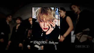 ENHYPEN  'Bite me'  - bass boosted, sped up, reverb