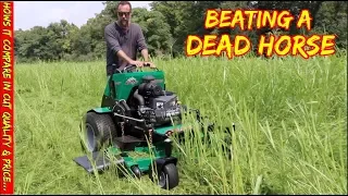 Bobcat mower -Testing it in Tall grass