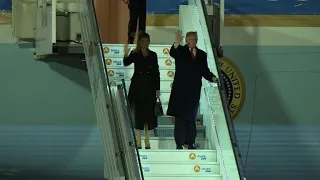 Trump arrive à Paris pour les commémorations du 11 novembre