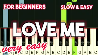 YIRUMA - LOVE ME | SLOW & EASY PIANO TUTORIAL