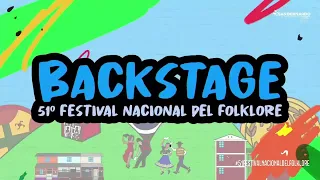 Backstage Jacha Inti en 51º Festival Nacional del Folklore de San Bernardo