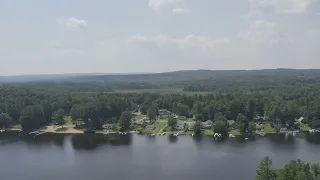 4K Aerials, Lake Lashaway, East Brookfield, North Brookfield, MA