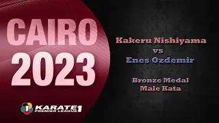 Kakeru Nishiyama vs Enes Ozdemir | Bronze Male Kata | Cairo 2023