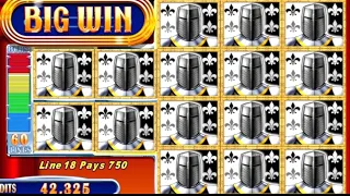 ★★JACKPOT HANDPAY★★$37 BETS★★QUEEN'S KNIGHT HIGH LIMIT SLOT MACHINE BUENO DINERO MUSEUM SLOTS WMS