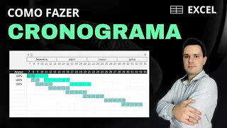 Como fazer Cronograma em Excel com Gráfico de Gantt