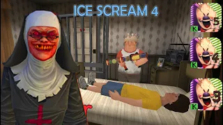 Ice Scream 4,Ice Scream 3,Ice Scream 2,Ice Scream 1 - Gameplay Walkthrough #1