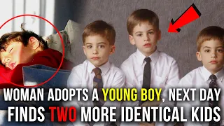 Woman Adopts a Little Boy, Next Day Finds Two More Same-Looking Kids in his Room...