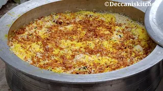 Bawarchi se seekhiye Chicken Dum Biryani 25 log ke liye/World Famous Hyderabadi Chicken Dum Biryani