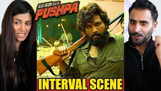 PUSHPA INTERVAL SCENE REACTION!! | Icon Star Allu Arjun | Interval Fight Scene