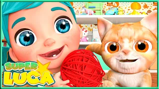 The Adventures of Kitty Cat | Kitty Cat Song |  | - Nursery Rhymes & Kids Songs | Super Luca