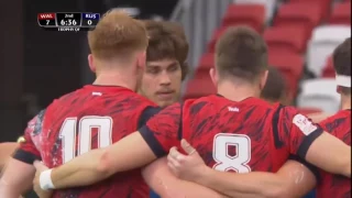 (HD) Singapore 7s | Russia v Wales | Challenge Trophy Quarter Final | Full Match Highlights