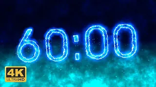 1 Hour Countdown Timer - Electric ⚡☄ [4K]