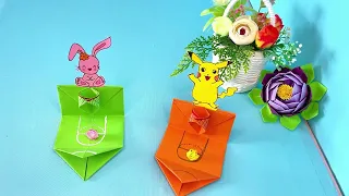 Gấp giấy Origami Bóng Rổ Đơn Giản | Very Fun Basketball Game | Origami toys | Origami Art