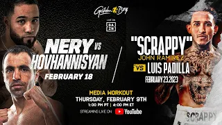 AZAT HOVHANNISYAN AND “SCRAPPY” RAMIREZ  L.A. MEDIA WORKOUT