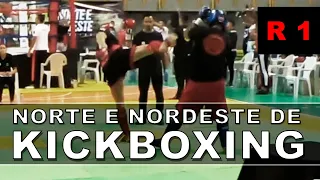 Torneio de Kickboxing 2019 em Fortaleza, CE - Round 1 - Brazilian regional kickboxing tournament