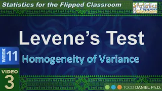 Levene’s Test of Homogeneity of Variance in SPSS (11-3)