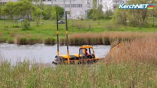 В Керчи почистят озеро в районе ул. Ворошилова