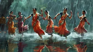 Monsoon Raga. Monsoon melody. Peaceful music.   Calm music.