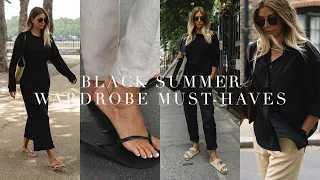 10 Must-Have Black Summer Staples