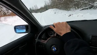 Enjoying the last snowy day | E46 POV Winter Drift | Part 1