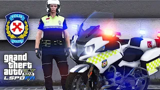 BMW MOTOR İLE TRAFİK DEVRİYESİ ATTIK ! GTA 5 | LSPDFR