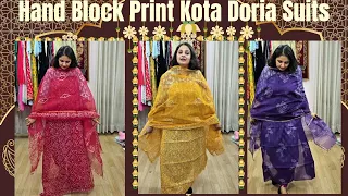hand block print full kotta doriya suit...order no.9992958156
