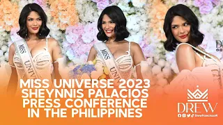 Miss Universe 2023 Sheynnis Palacios welcome press conference in the Philippines