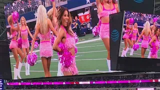 Dallas Cowboys Cheerleaders halftime show 10/23/22