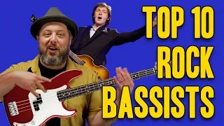 Top 10 Greatest Rock Bassists | Marty Schwartz