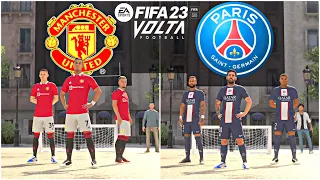 FIFA 23 VOLTA Football | PSG vs. Manchester United (3 vs. 3) Paris Street PS5 4K