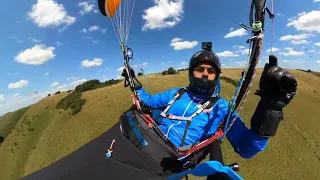 Grupa 303 Paragliding 200 km flat lands in UK Subtitles ON