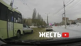 ТАРАН УЧИТЕЛЯ. АВТОБУС ПОШЁЛ НА ТАРАН