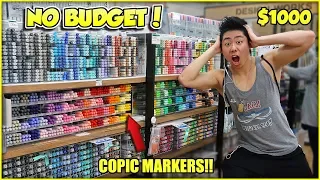 NO BUDGET AT THE ART STORE SHOPPING SPREE! | ZHC