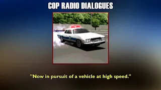 DRIVER 2 - Cop Radio Dialogues: Chicago/Vegas