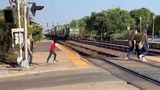 The Complete Metra Evening Rush Hour On The Alternate Schedule At Elmhurst On September 25, 2020