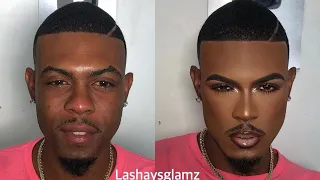 Male makeup transformation 🔥X new tricks