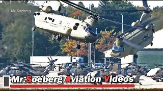 BOEING  CH-47 CHINOOKS, US Army, at Eindhoven