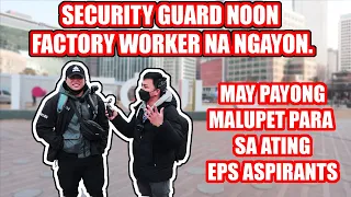 Dating Security Guard ngayon 4 Months na sa Korea bilang Factory Worker