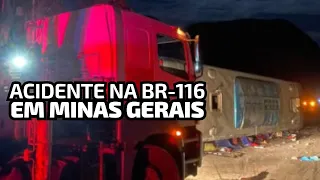 Acidente com ônibus que saiu de Pernambuco deixa sete mortos em Minas Gerais