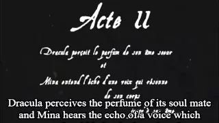 Dracula: Entre l'amour et la mort: "Narration (Intro 2nd Act)" ENGLISH SUBS