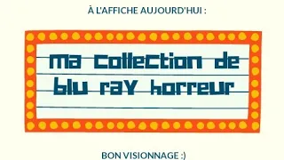 Ma collection de films d'horreur ( Blu Ray)