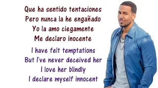 Romeo Santos - Inocente Lyrics English and Spanish - Translation & Meaning - Letras en inglés