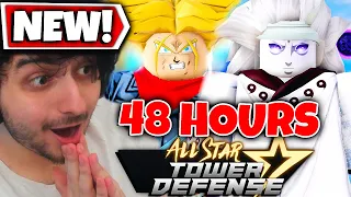 I Spent 48 HOURS and got EVEN STRONGER in All Star Tower Defense (ASTD)