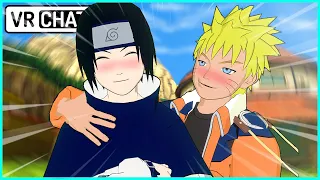 Naruto and Sasuke FALL IN LOVE (VRChat VR)