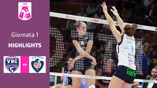 Casalmaggiore - Bergamo | Highlights | 1^ Giornata Campionato 23/24 | Lega Volley Femminile