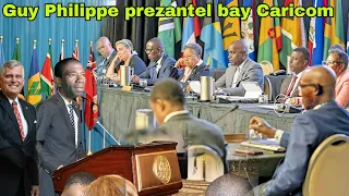 Nouvel sa souke peyi a 08 mai  2024 core Group  pwopoze Guy Philippe bay Caricom poul dirije peyi a