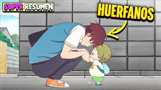 🍩Quedan HUERFANOS y son ADOPTADOS para SER NIÑEROS en un KINDER🌳 Gakuen Babysitter Super Resumen