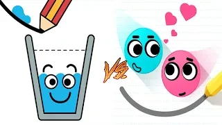 Happy Glass Vs Love Balls - Gameplay Walkthrough - Fun Brain Games For Kids