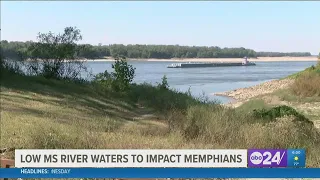 Low Mississippi River waters to impact Memphians