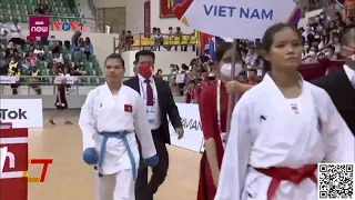 Female Individual Kumite +68kg Gold medal: Indonesia vs Vietnam | SEA Games 2022 Karate